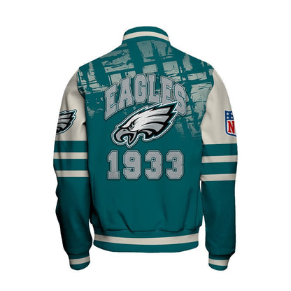 Philadelphia Eagles Football Team 2024 - 25 A Class Above Unisex Varsity Jacket - All-Over-Printed Jacket