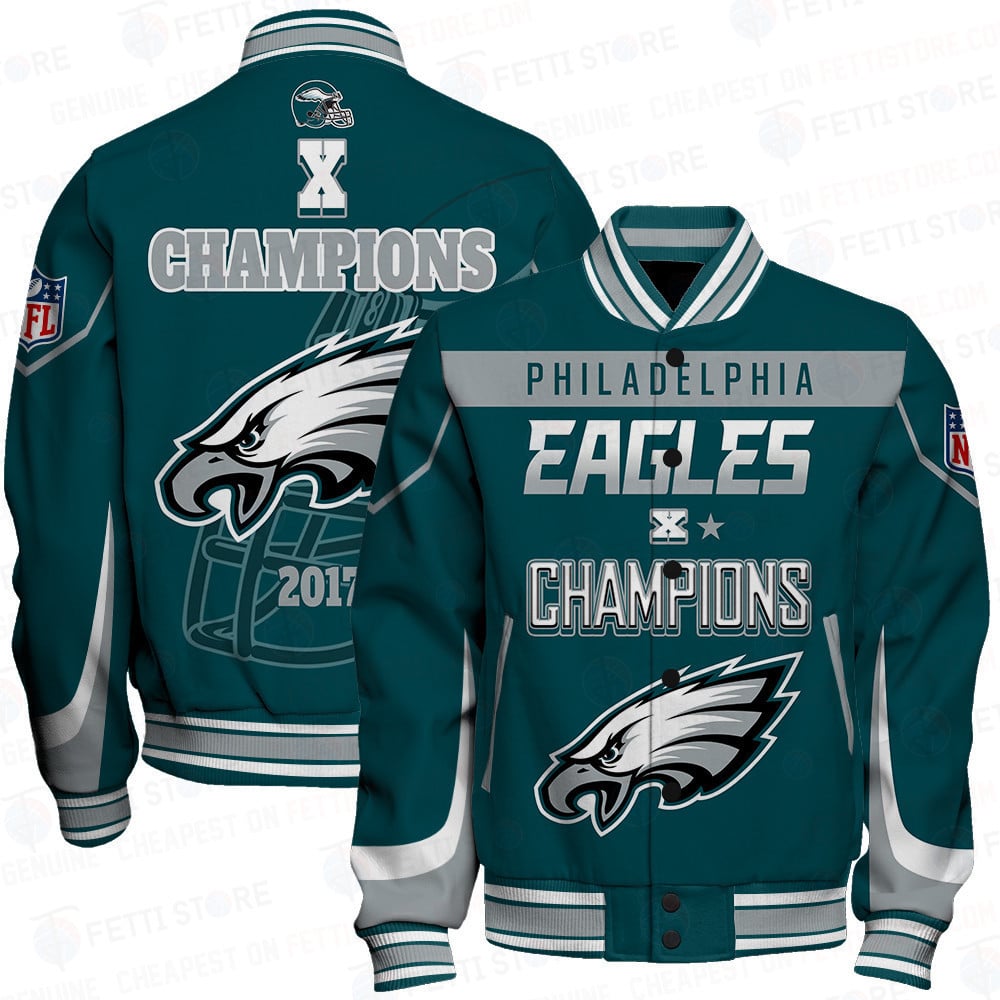 Philadelphia Eagles X Super Bowl Champions Varsity Jacket - All-Over-Printed Jacket