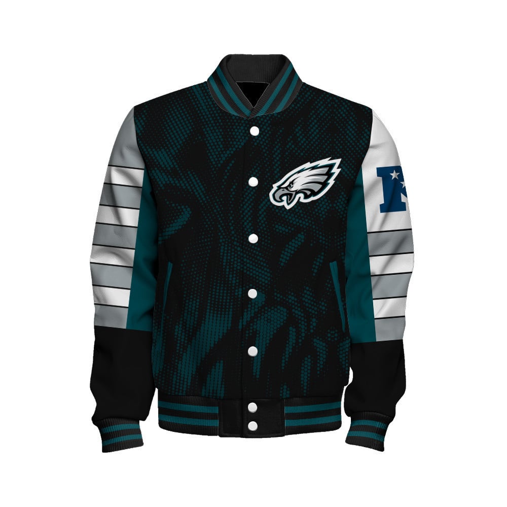 Philadelphia Eagles Football Team 2024 - 25 Wear Your Passion Unisex Varsity Jacket - All-Over-Printed Jacket
