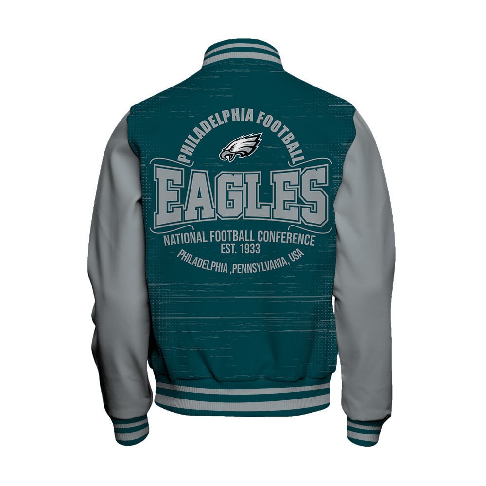 Philadelphia Eagles Football Team 2024 - 25 Proud Of The Shirt Unisex Varsity Jacket - All-Over-Printed Jacket