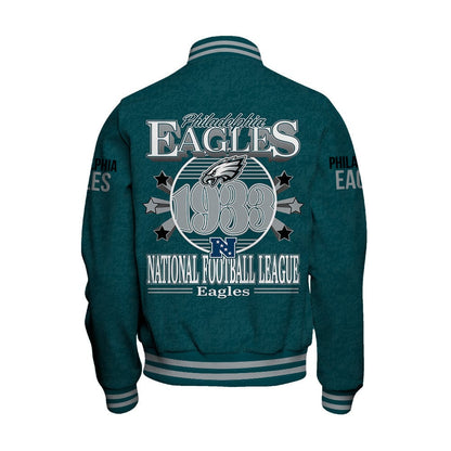 Philadelphia Eagles Football Team 2024 -25 Super Durable Unisex Varsity Jacket - All-Over-Printed Jacket
