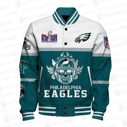 Philadelphia Eagles National Football League Varsity Jacket STM V4 - All-Over-Printed Jacket