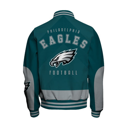 Philadelphia Eagles Football Team 2024 - 25 Stay Ahead Of The Trend Unisex Varsity Jacket - All-Over-Printed Jacket