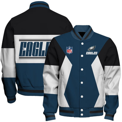 Philadelphia Eagles National Football League 2024 Unique Design Unisex Varsity Jacket - All-Over-Printed Jacket