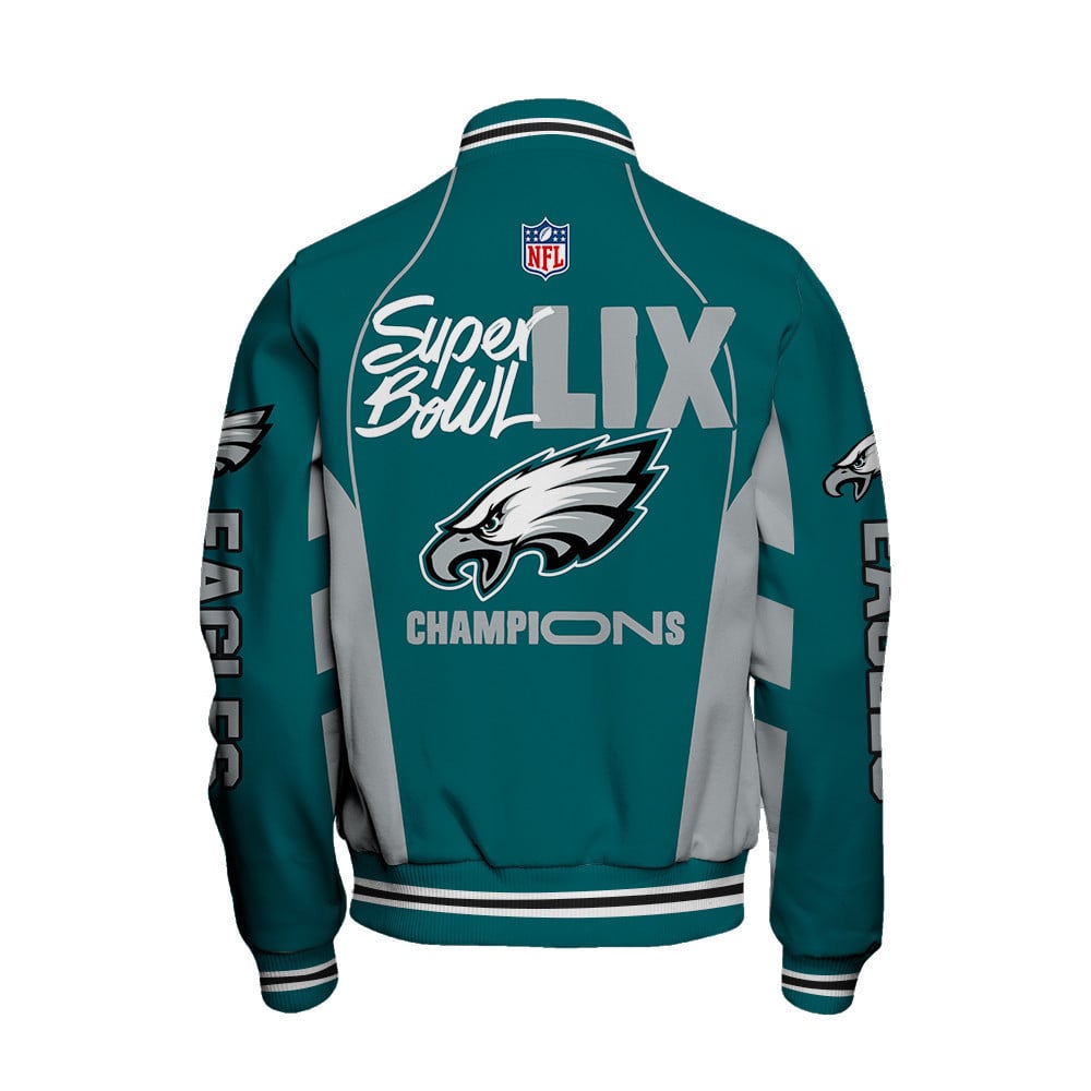 Philadelphia Eagles Super Bowl LIX Champions Relive The Glory Varsity Jacket - All-Over-Printed Jacket