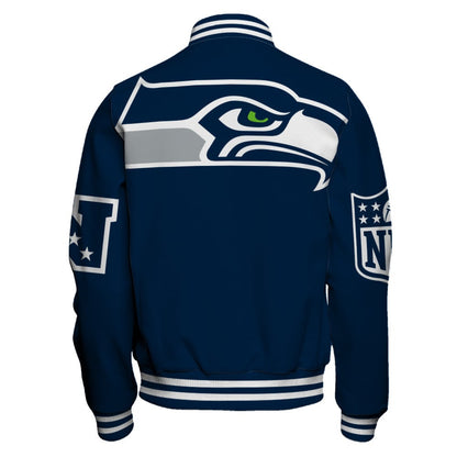 Seattle Seahawks The Team's Symbol, A Declaration of Loyalty Varsity Jacket