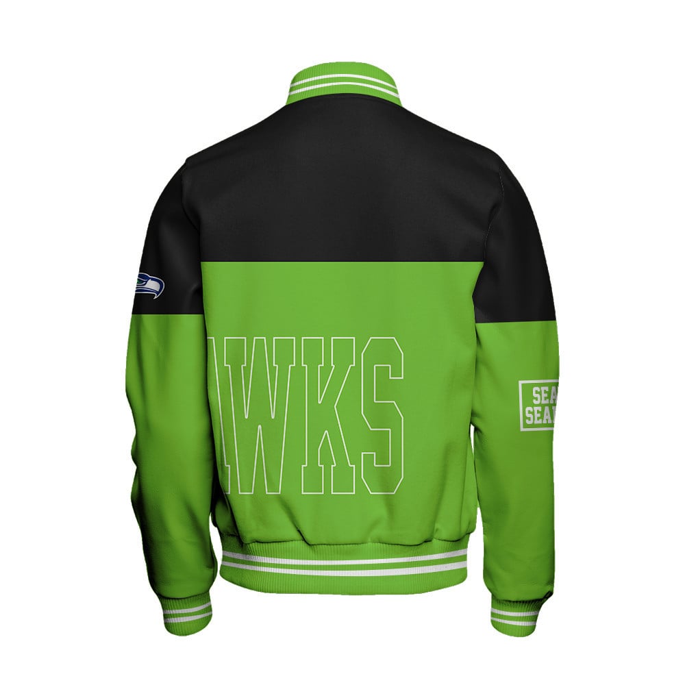 Seattle Seahawks The Symbol of True Fan Pride Varsity Jacket