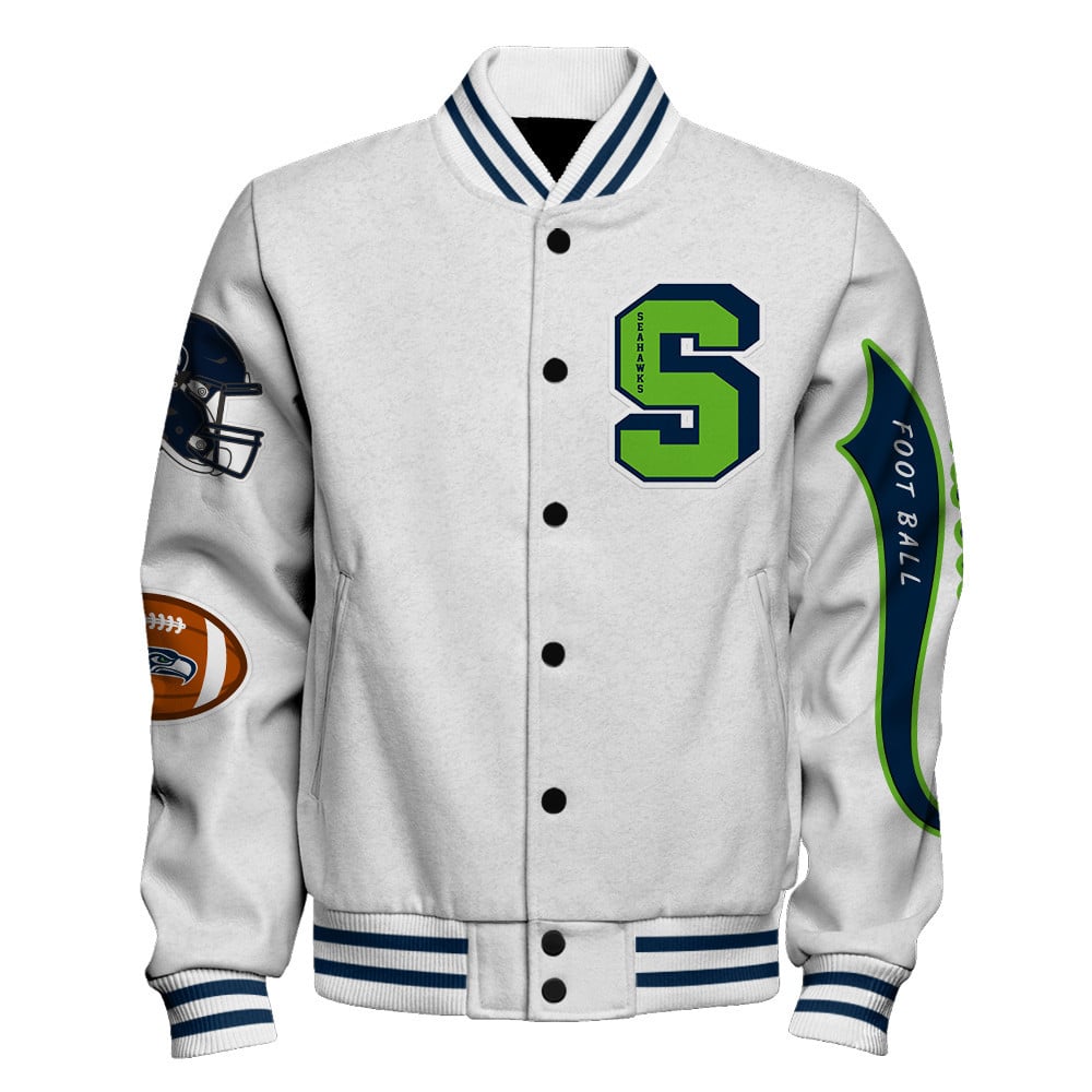 Seattle Seahawks Breaking All Conventional Design Standards Varsity Jacket