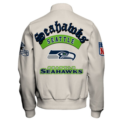 Seattle Seahawks When Icons Become Art Varsity Jacket