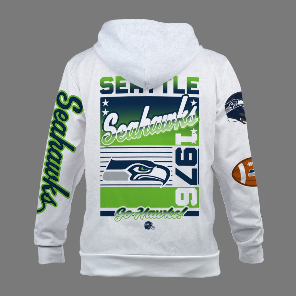 Seattle Seahawks Breaking All Conventional Design Standards 3D Hoodie