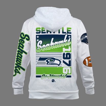 Seattle Seahawks Breaking All Conventional Design Standards 3D Hoodie