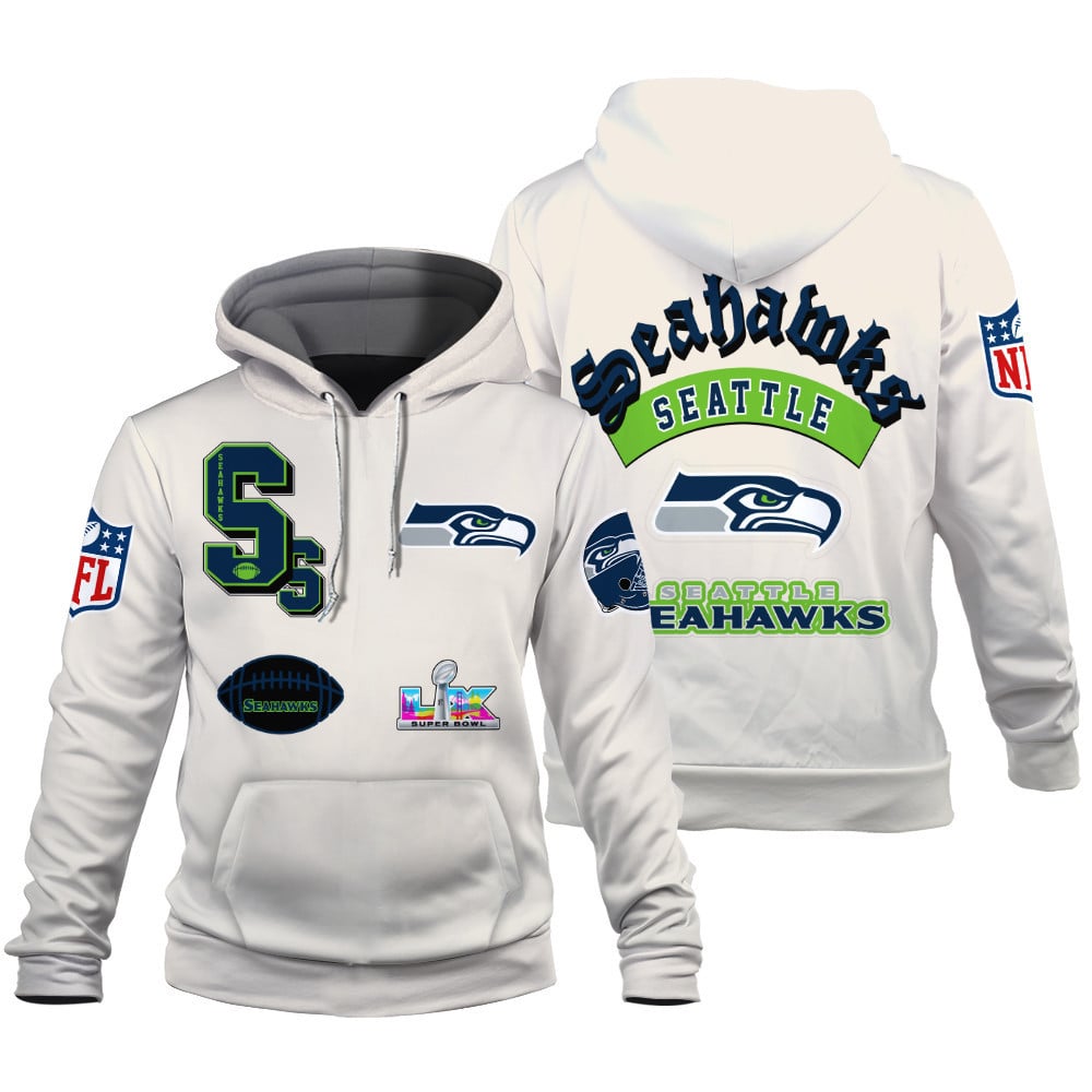 Seattle Seahawks When Icons Become Art 3D Hoodie