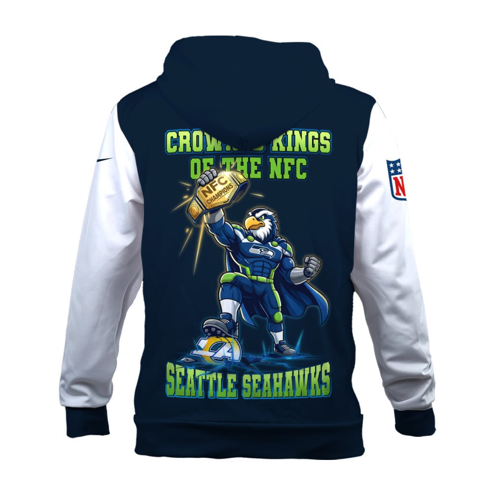 Seattle Seahawks Crowned Kings Of The NFC Zip Hoodie