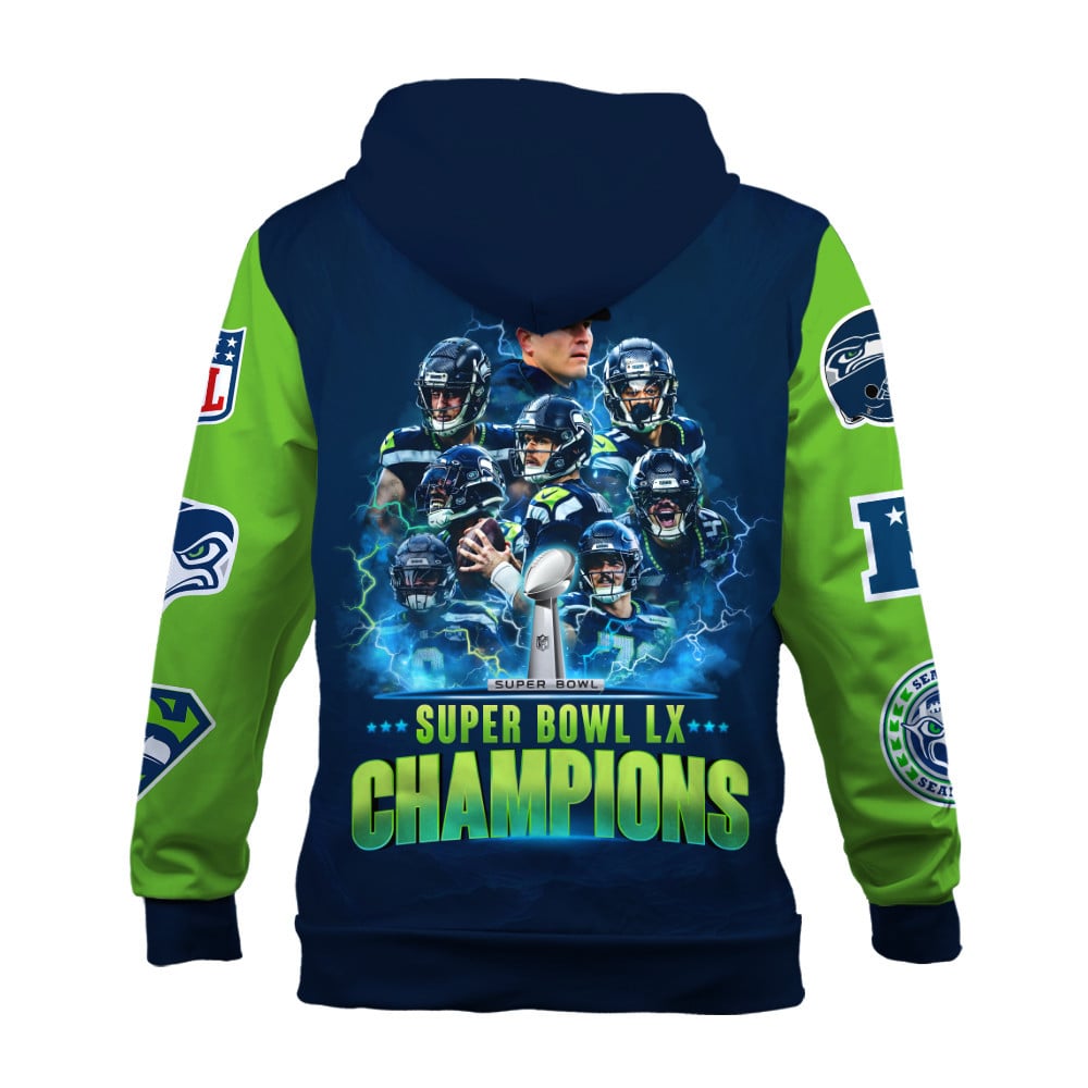 Seattle Seahawks The "Champion Spirit" Zip Hoodie