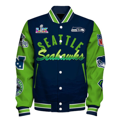Seattle Seahawks The "Champion Spirit" Varsity Jacket