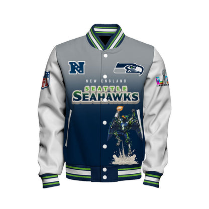 Seattle Seahawks Built To Be Champ Varsity Jacket