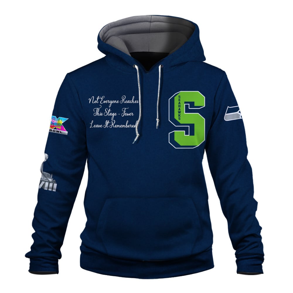 Seattle Seahawks Super Bowl LX Champions Graphic Design 3D Hoodie
