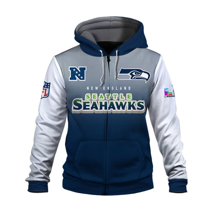 Seattle Seahawks Built To Be Champ Zip Hoodie