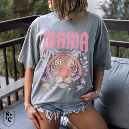 Mama Tiger Shirt, Badass Mom Tshirt, Rebel Mama Tee, Wild Mom T-shirt, Cool Mom Shirt, Comfort Colors, Powerful Mom Shirt, Mama Bear Shirt