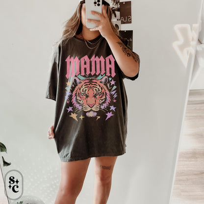 Mama Tiger Shirt, Badass Mom Tshirt, Rebel Mama Tee, Wild Mom T-shirt, Cool Mom Shirt, Comfort Colors, Powerful Mom Shirt, Mama Bear Shirt