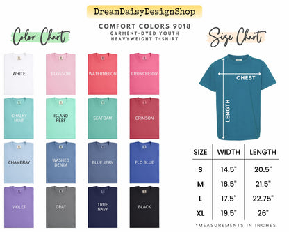Comfort Colors Faux Patchwork Butterfly Shirt Spring Wildflower Aesthetic Graphic Tee Adult And Youth Matching Boho Vintage Shirts for Women