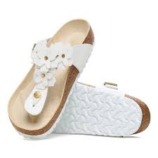 1026686 Gizeh Flower Leather White