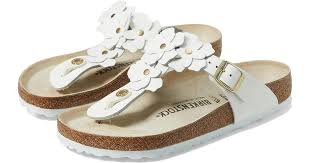 1026686 Gizeh Flower Leather White