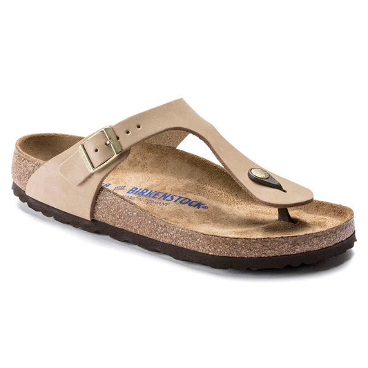 1018999 Gizeh Nubuck Leather Soft Footbed Sandcastle